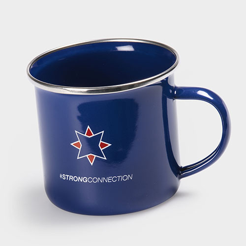 Mug enameled
