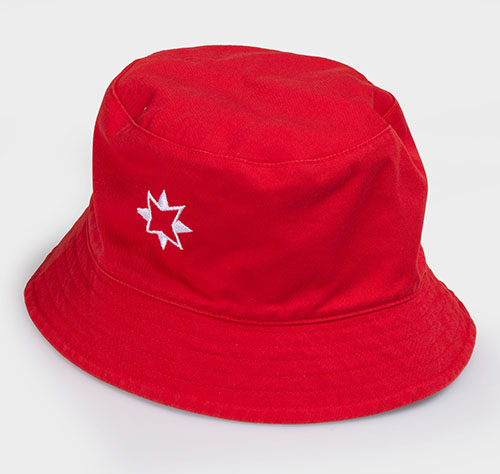 Bucket Hat Kids red