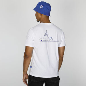 T-shirt men's tugboat white - Image 3