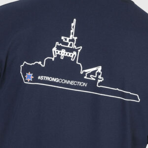 T-shirt men's tractor blue - Image 3