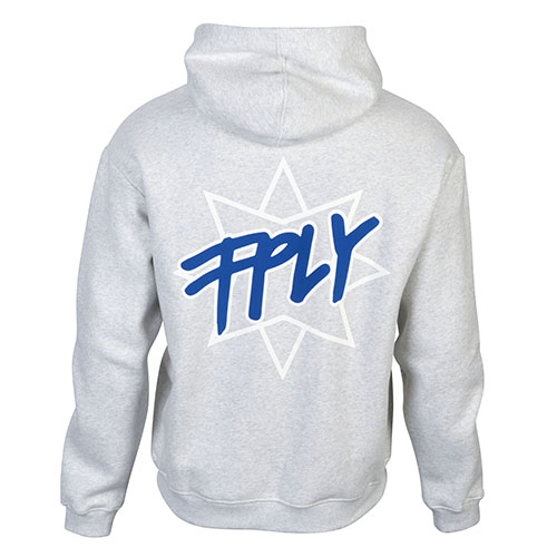 Hoodie FPLY light gray