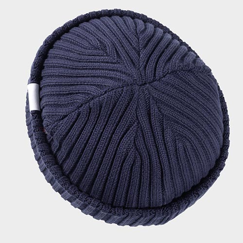 Beanie Mütze dunkelblau – Bild 3